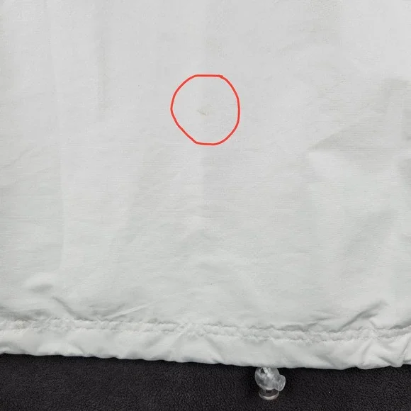 Vintage Steve Barrys Athletic Dept Windbreaker Mens XXXL White Blue Zip Up - Picture 3 of 10